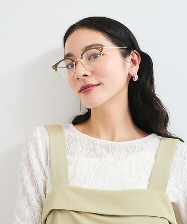 ブローファッショングラス／ハーフリムファッショングラス