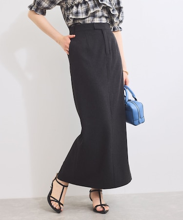【セットアップ対応】Iラインスリットスカート