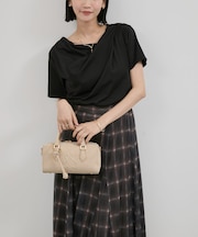 半袖ドレープカットソー/WEB限定カラー