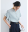 【WEB限定】フリルバンドカラースキッパーシャツ/通勤対応