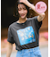 【夏トク価格】【接触冷感】箔グラフィックアートTシャツ