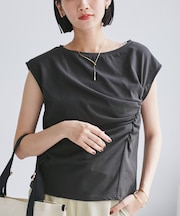 アシメギャザートップス