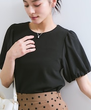 【WEB限定】ドッキング袖ボリュームカットソー