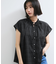 【WEB限定】ドットフリルネックブラウス/通勤対応