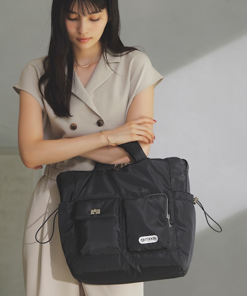 【OUTDOOR PRODUCTS】VIS別注6ポケット2WAYトートバッグ OUTDOOR PRODUCTS】VIS別注6ポケット2WAYトートバッグ（トート