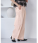 バレルシルエットコットンパンツ