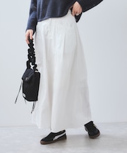 ウエスト切替デザインフレアスカート