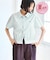 【夏トク価格】刺繍ロゴハーフスリーブシャツ