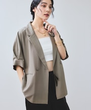 【WEB限定】タックスリーブテーラードジャケット