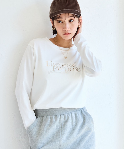フォト＆ロゴアソートロングスリーブTシャツ