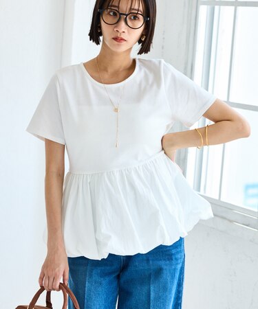 ペプラムバルーンプルオーバー