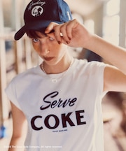 【Coca-Cola】VIS別注ロゴプリントフレンチTシャツ
