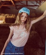 【Coca-Cola】VIS別注ロゴプリントフレンチTシャツ