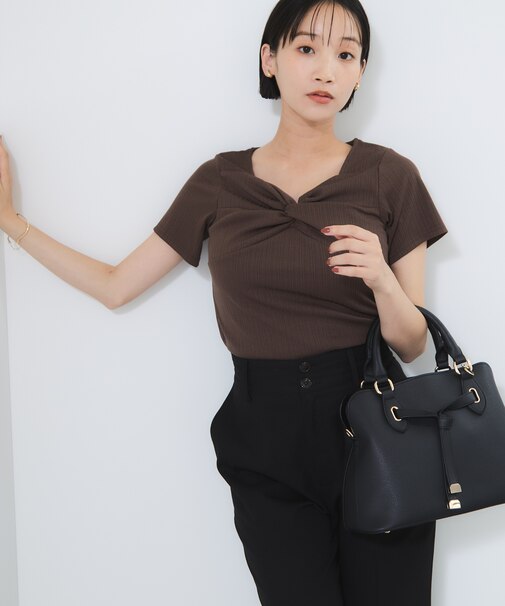 ツイストテレコカットソー