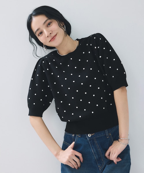 チャッピー未使用品　Y,s ドルマリンフードトップス SLY | BOAT NECK TUCK トップス (Tシャツ・カットソー(半袖