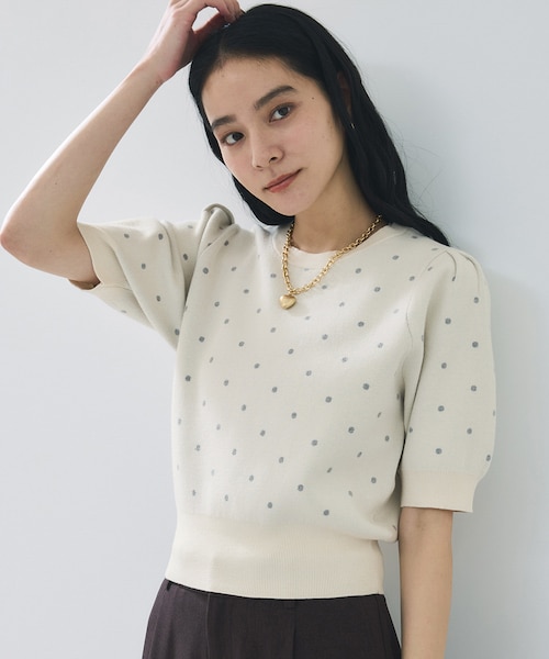チャッピー未使用品　Y,s ドルマリンフードトップス SLY | BOAT NECK TUCK トップス (Tシャツ・カットソー(半袖