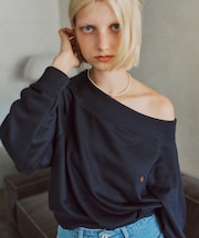 【POLO BCS】VIS別注ワンショルダースウェットトップス