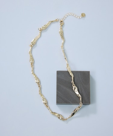 ニュアンスメタルパーツネックレス