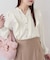 【WEB限定】スキッパーフリルデザインブラウス