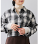 【WEB/一部店舗限定】オンブレチェックショートシャツ