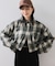 【WEB/一部店舗限定】オンブレチェックショートシャツ