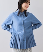 プリーツシャツ/イージーケア