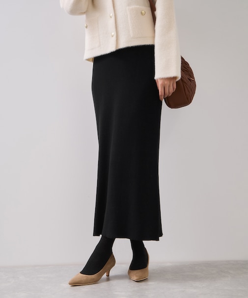 リブニットスカート/セットアップ対応