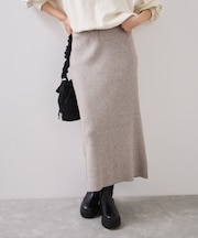 リブニットスカート/セットアップ対応