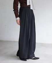 Hot Beautyツータックワイドパンツ/イージーケア