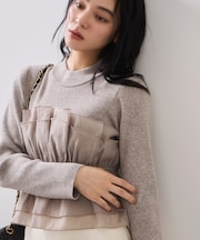 ビスチェドッキングニットプルオーバー/セットアップ対応