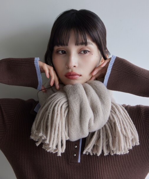 ミンクタッチもちもちストール