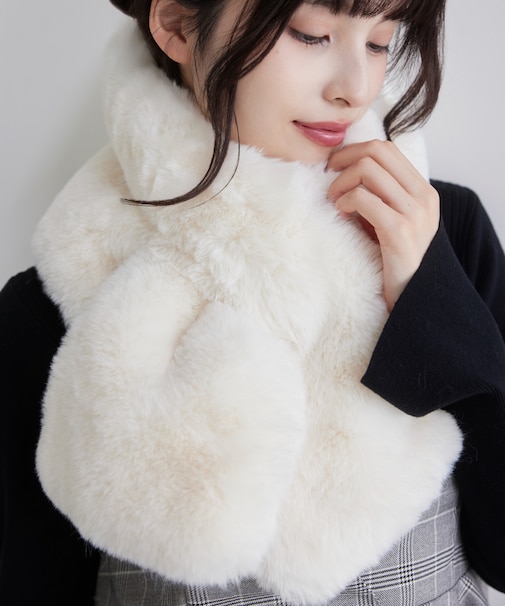 ボリュームフェイクファーティペット