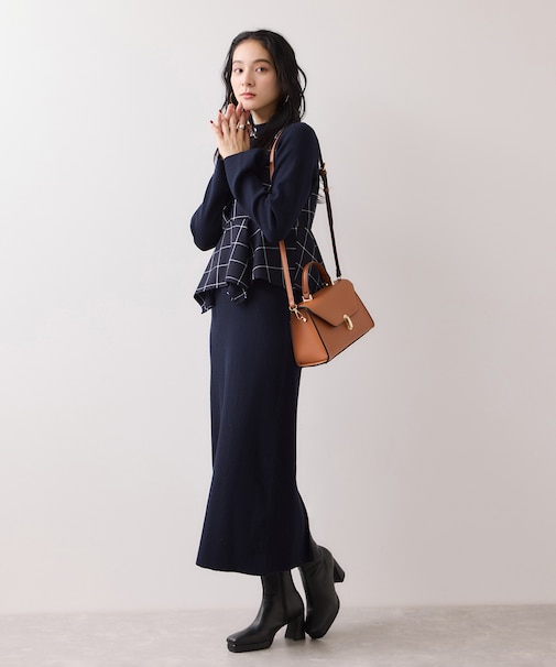 ビスチェセットニットワンピース