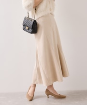 エスカルゴ切替スエードライクスカート