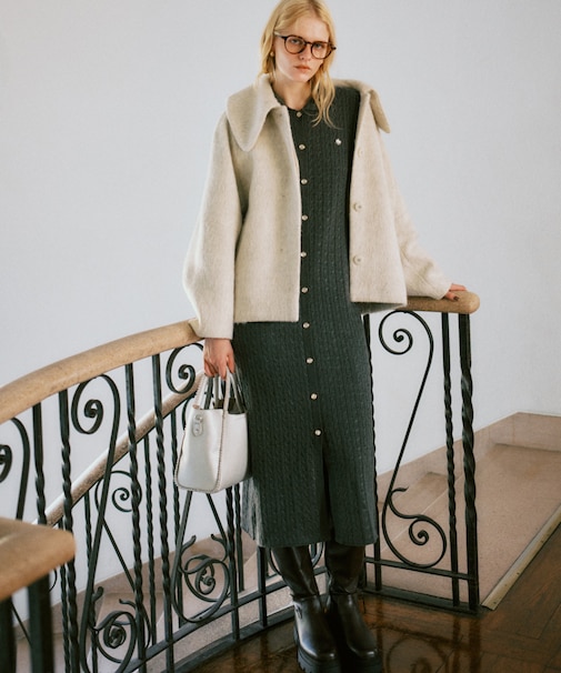 【POLO BCS】VIS別注ニットワンピース