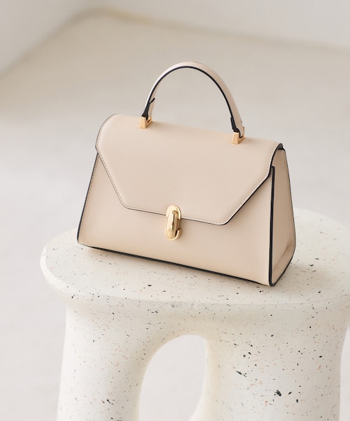 楕円金具ワンハンドルバッグ/2WAY｜ビスの通販｜&mall（アンドモール