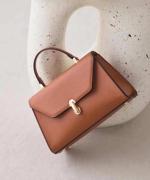 楕円金具ワンハンドルバッグ/2WAY｜ビスの通販｜&mall（アンドモール