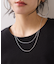 レイヤードナローチェーンネックレス