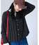 【WEB限定】ゴールドボタンタックブラウス