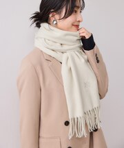 なめらかタッチ刺繍入りストール