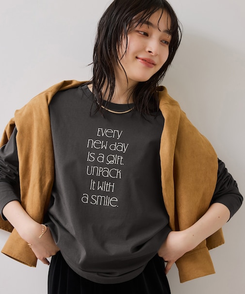 ロゴ&フォトアソートプリントロンT