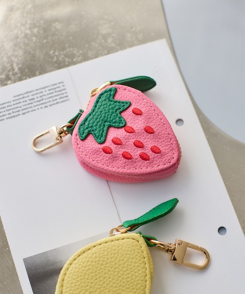 オーバル型小物入れ ピンクとグリーン 1130000014974_1001.jpg