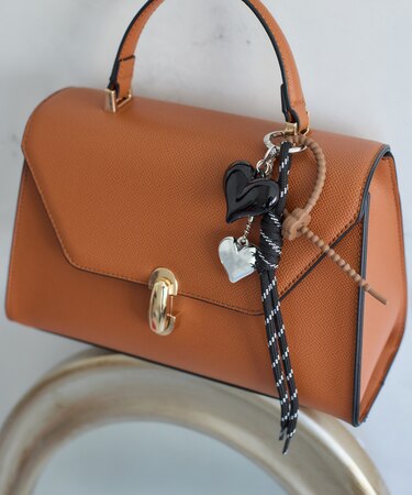 ハートロープバッグチャーム