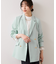 【美easy】コンフォート金ボタンジャケット/イージーケア・UVケア・セットアップ対応