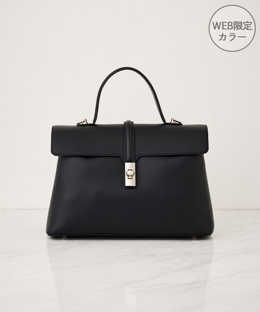 ひねり金具ワンハンドルバッグ/2WAY、軽量