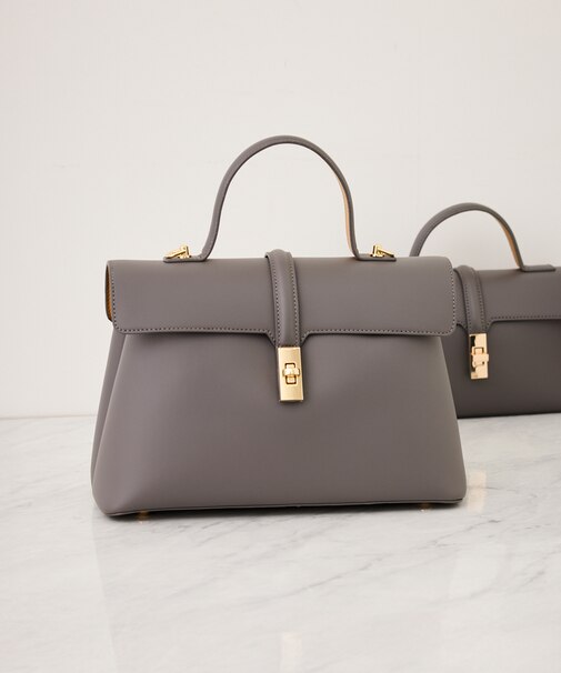 ひねり金具ワンハンドルバッグ/2WAY、軽量