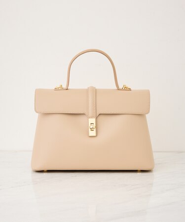 ひねり金具ワンハンドルバッグ/2WAY、軽量