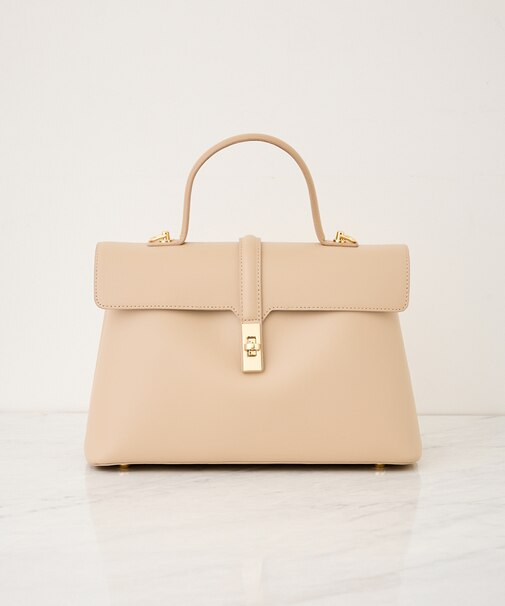 ひねり金具ワンハンドルバッグ/2WAY、軽量