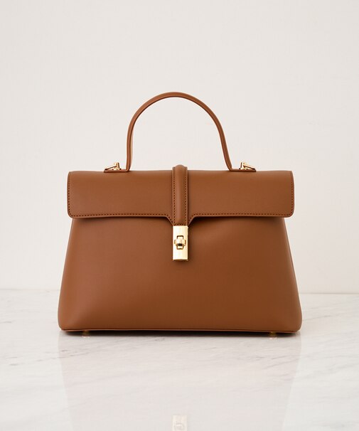 ひねり金具ワンハンドルバッグ/2WAY、軽量