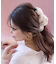 シフォンバンスヘアクリップ